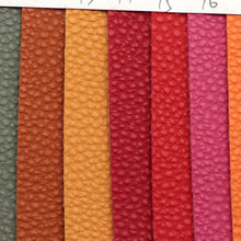 Load image into Gallery viewer, plain color solid color litchi texture matte bump texture printed bump texture plain litchi pattern faux leather
