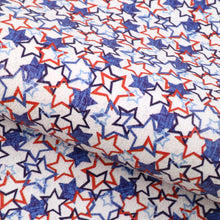 Load image into Gallery viewer, star starfish usa fourth of july independence day printed faux leather
