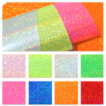 Load image into Gallery viewer, laser glitter faux leather set （8piece/set）

