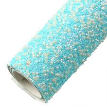 Load image into Gallery viewer, beads big small sequins mixed chunky glitter beading beads printed chunky glitter big small sequins mixed covered with circle beads faux leather
