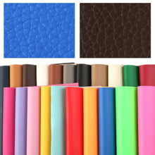 Load image into Gallery viewer, litchi texture matte plain solid color faux leather set（21piece/set）

