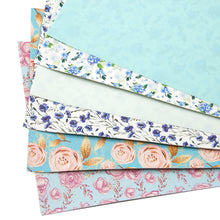 Load image into Gallery viewer, flower floral jelly sheet printed faux leather set（6piece/set）
