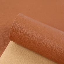 Load image into Gallery viewer, litchi texture plain color solid color printed faux leather
