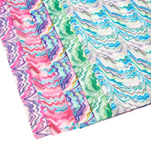 Load image into Gallery viewer, rainbow color printed glitter faux leather
