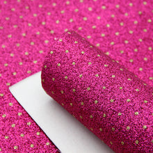 Load image into Gallery viewer, dots spot printed glitter faux leather
