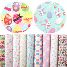 Load image into Gallery viewer, easter bunny printed faux leather set（9piece/set）
