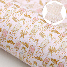 Load image into Gallery viewer, ballet shoes dots spot printed faux leather
