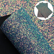 Load image into Gallery viewer, solid plain color chunky glitter faux leather
