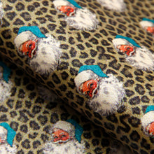Load image into Gallery viewer, christmas day leopard cheetah printed faux leather
