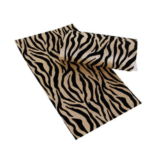 Load image into Gallery viewer, velvet zebra stripe leopard cheetah fine glitter printed flocking powder artificial leather
