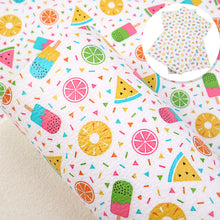 Load image into Gallery viewer, watermelon fruit cake cupcake ice cream popsicle printed faux leather
