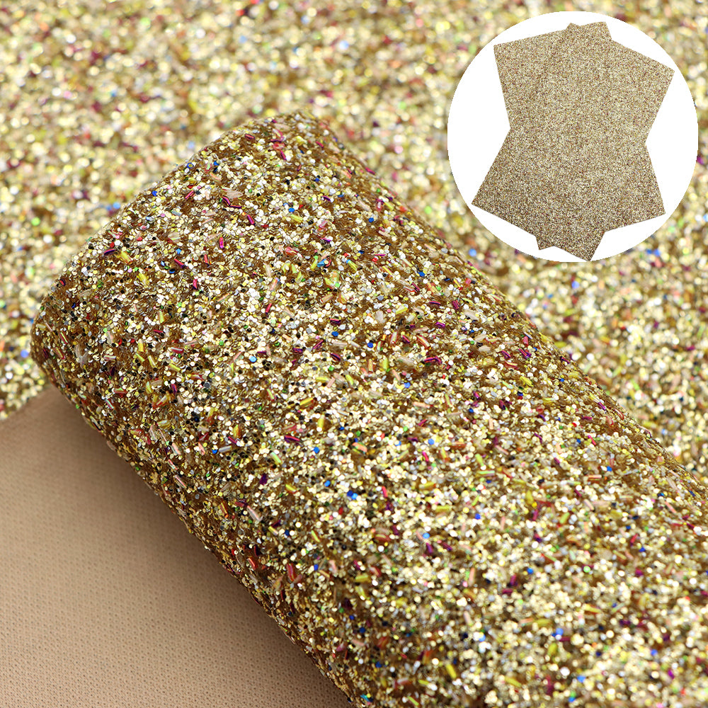 chunky glitter sequins paillette spangles tinsel glossy printed chunky glitter sequins curling roll faux leather