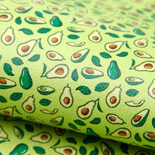 Load image into Gallery viewer, avocado fruit leaf leaves tree printed faux leather
