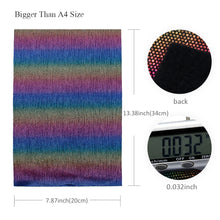 Load image into Gallery viewer, bump texture dots spot holographic laser rainbow color printed bump texture holographic dot faux leather
