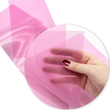 Load image into Gallery viewer, candy sweety clear plain solid printed candy transparency faux leather
