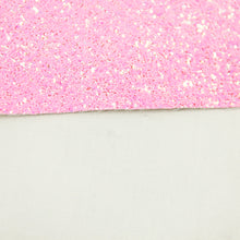 Load image into Gallery viewer, glitter pvc chunky glitter big small sequins mixed glossy matte multicolor printed glitter fabric
