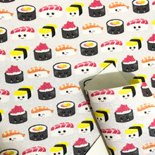 Load image into Gallery viewer, sushi printed faux leather
