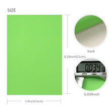 Load image into Gallery viewer, plain solid color A5 smooth fluorescence color faux leather set（5pieces/set）
