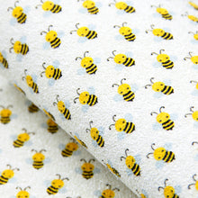 Load image into Gallery viewer, bee printed faux leather
