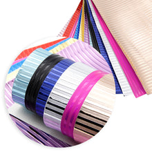 Load image into Gallery viewer, stripe plain color solid color glossy bump texture printed stripe bump texture faux leather
