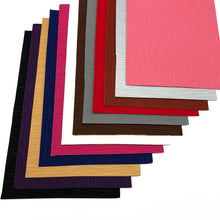 Load image into Gallery viewer, plain color solid color stripe printed faux leather
