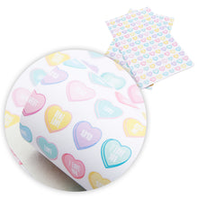 Load image into Gallery viewer, heart love valentines day xoxo printed faux leather
