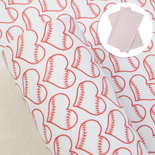 Load image into Gallery viewer, heart love printed faux leather
