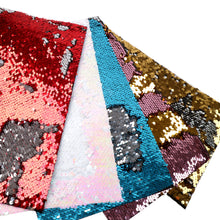 Load image into Gallery viewer, reversible sequins flip sequins printed reversible sequin faux leather set（5 piece/set）

