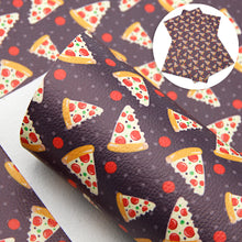 Load image into Gallery viewer, food printed faux leather
