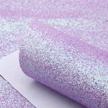 Load image into Gallery viewer, fine glitter multicolor plain color solid color printed glitter faux leather
