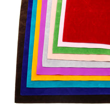 Load image into Gallery viewer, plain solid color velvet double side faux leather set（10piece/set）
