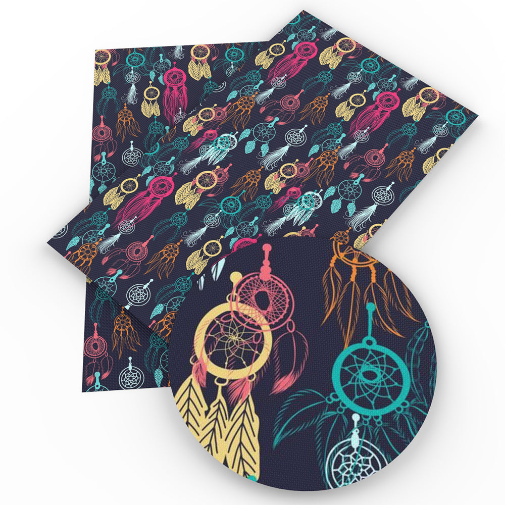 dreamcatcher printed faux leather