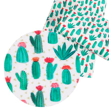 Load image into Gallery viewer, the cactus printed faux leather
