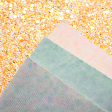 Load image into Gallery viewer, glow in the dark chunky glitter big small sequins mixed faux leather
