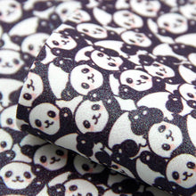 Load image into Gallery viewer, panda printed faux leather
