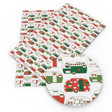 Load image into Gallery viewer, christmas day printed faux leather
