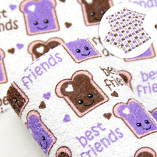 Load image into Gallery viewer, letters alphabet heart love best friend bff printed faux leather

