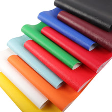 Load image into Gallery viewer, litchi texture glossy plain solid faux leather Set（10pieces/set）
