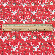 Load image into Gallery viewer, christmas day deer reindeer giraffe printed faux leather
