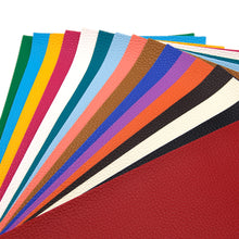 Load image into Gallery viewer, litchi texture matte plain color solid color printed big litchi faux leather
