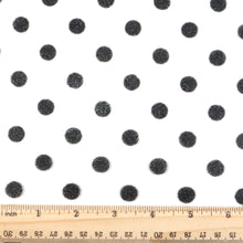 Load image into Gallery viewer, dots spot pvc faux leather sheets printed transparent big dot glitter pvc
