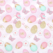 Load image into Gallery viewer, easter bunny bowknot bows flower floral printed faux leather
