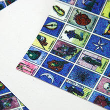 Load image into Gallery viewer, tarot card stamp printed faux leather
