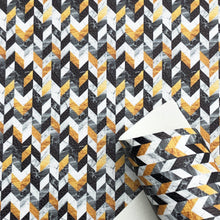 Load image into Gallery viewer, rhombus geometric patterns printed faux leather
