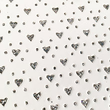 Load image into Gallery viewer, heart love valentines day plain color solid color printed glitter faux leather
