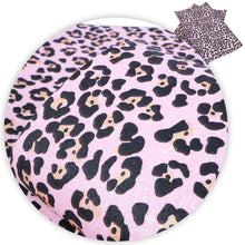 Load image into Gallery viewer, leopard cheetah printed glitter faux leather
