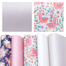Load image into Gallery viewer, flower floral animal printed faux leather set（5piece/set）
