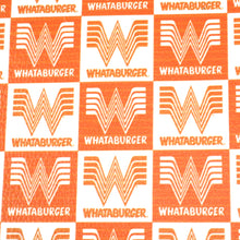 Load image into Gallery viewer, letters alphabet hamburger food whataburger printed faux leather
