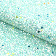 Load image into Gallery viewer, sequins paillette spangles chunky glitter multicolor big small sequins mixed printed glow in the dark sequins chunky glitter faux leather
