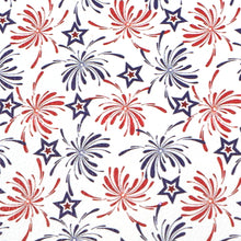 Load image into Gallery viewer, star starfish firework usa fourth of july independence day printed faux leather
